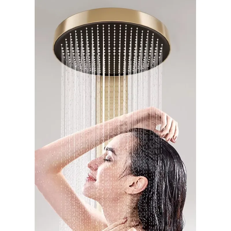 Brass Rainfall Shower Panel Se - огляд і ціна Spa & Wellness Paradies Braunschweig